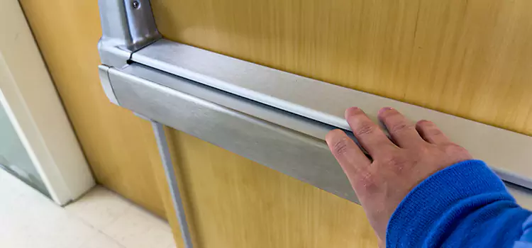 Installing a Push Bar on a Door Fremont
