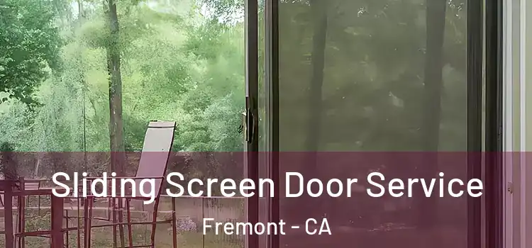 Sliding Screen Door Service Fremont - CA
